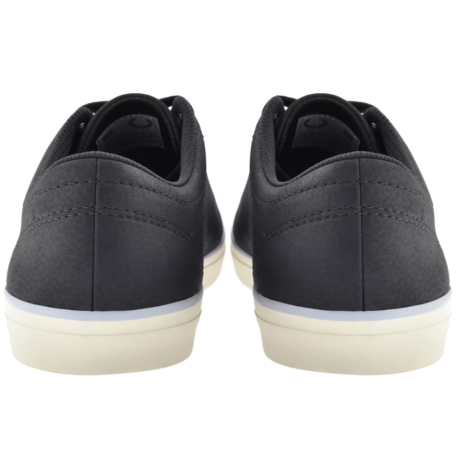Image number 2 for Fred Perry Baseline Nubuck Trainers Navy