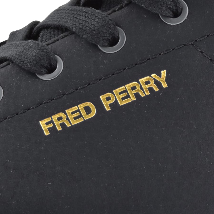 Image number 4 for Fred Perry Baseline Nubuck Trainers Navy