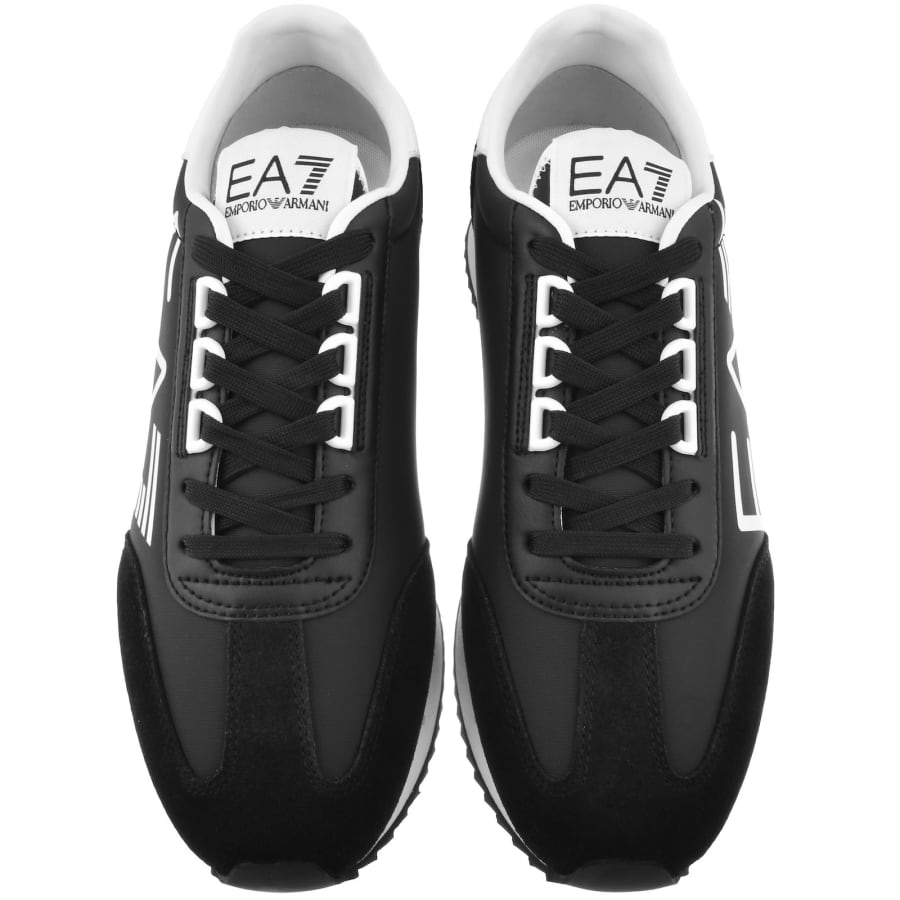 Image number 3 for EA7 Emporio Armani Logo Trainers Black