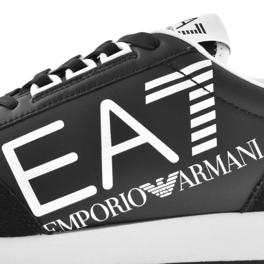 Image number 4 for EA7 Emporio Armani Logo Trainers Black