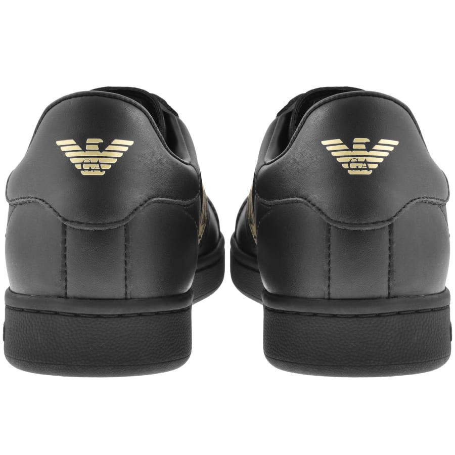 Image number 2 for EA7 Emporio Armani Logo Trainers Black