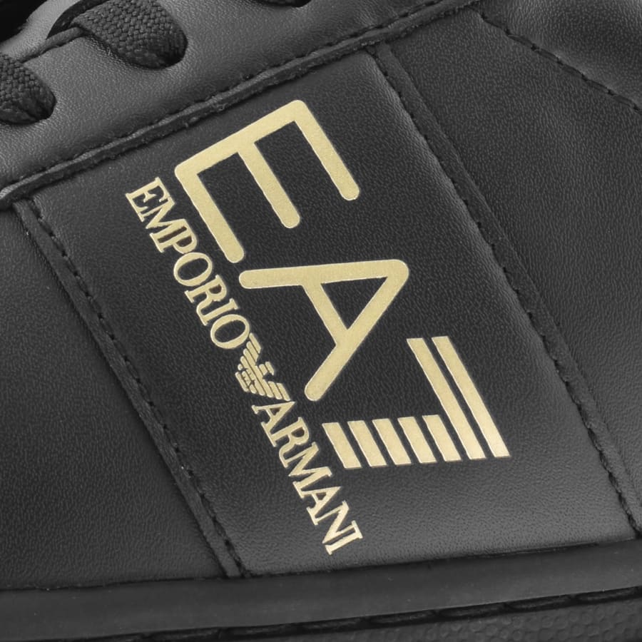 Image number 4 for EA7 Emporio Armani Logo Trainers Black