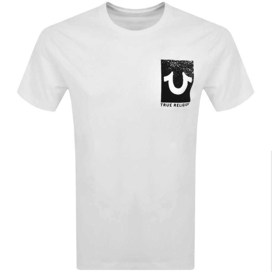 Image number 2 for True Religion Buddha Face Logo T Shirt White