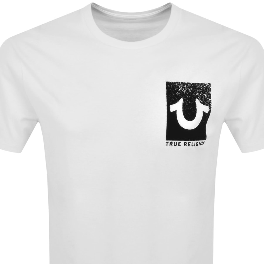 Image number 3 for True Religion Buddha Face Logo T Shirt White