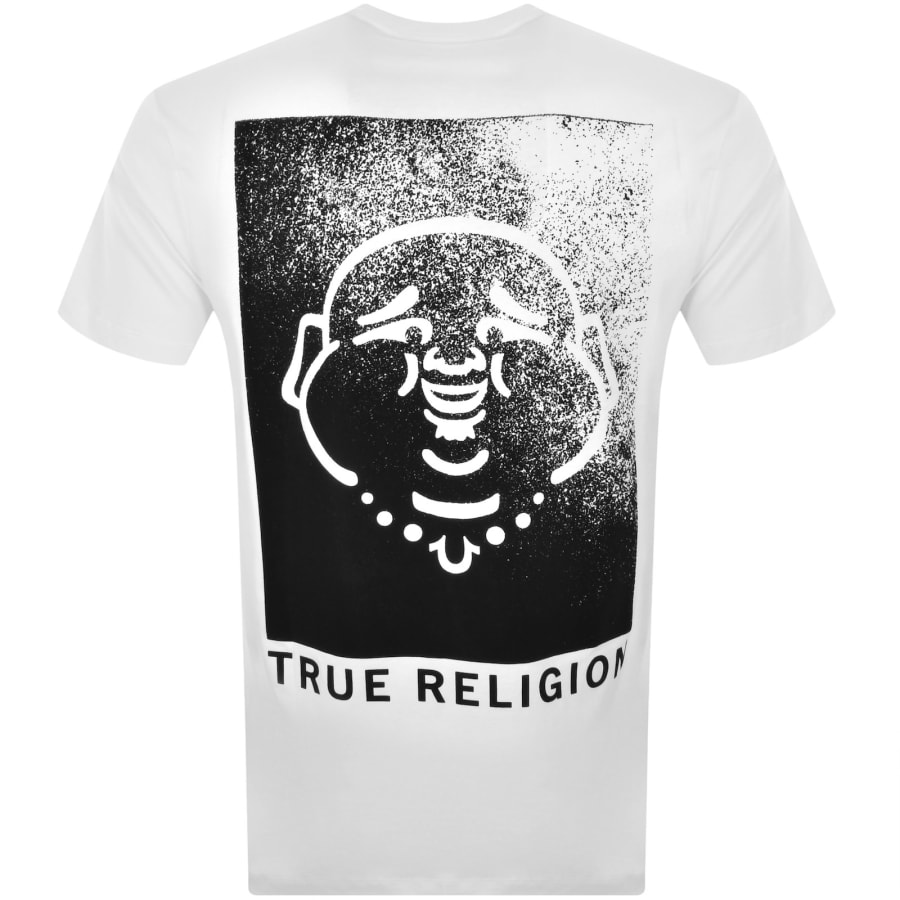 Image number 5 for True Religion Buddha Face Logo T Shirt White