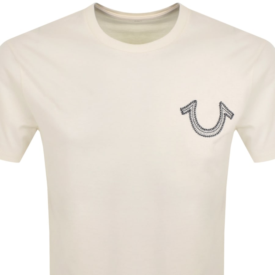 Image number 2 for True Religion Skeleton Horseshoe T Shirt White