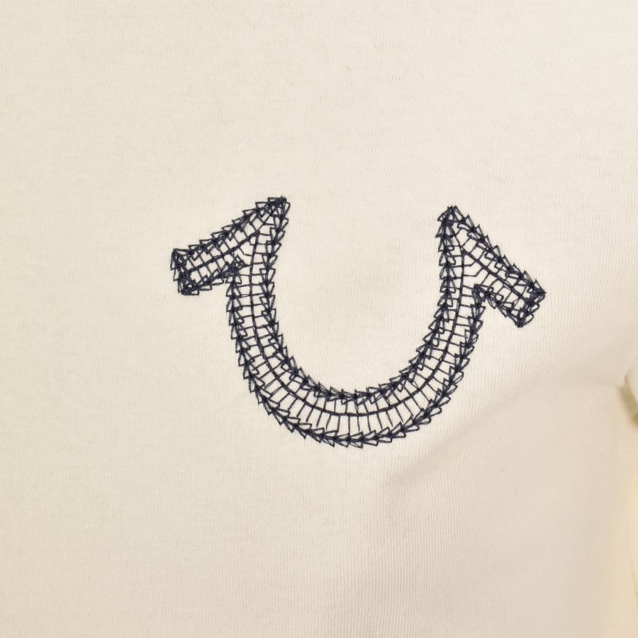 Image number 3 for True Religion Skeleton Horseshoe T Shirt White