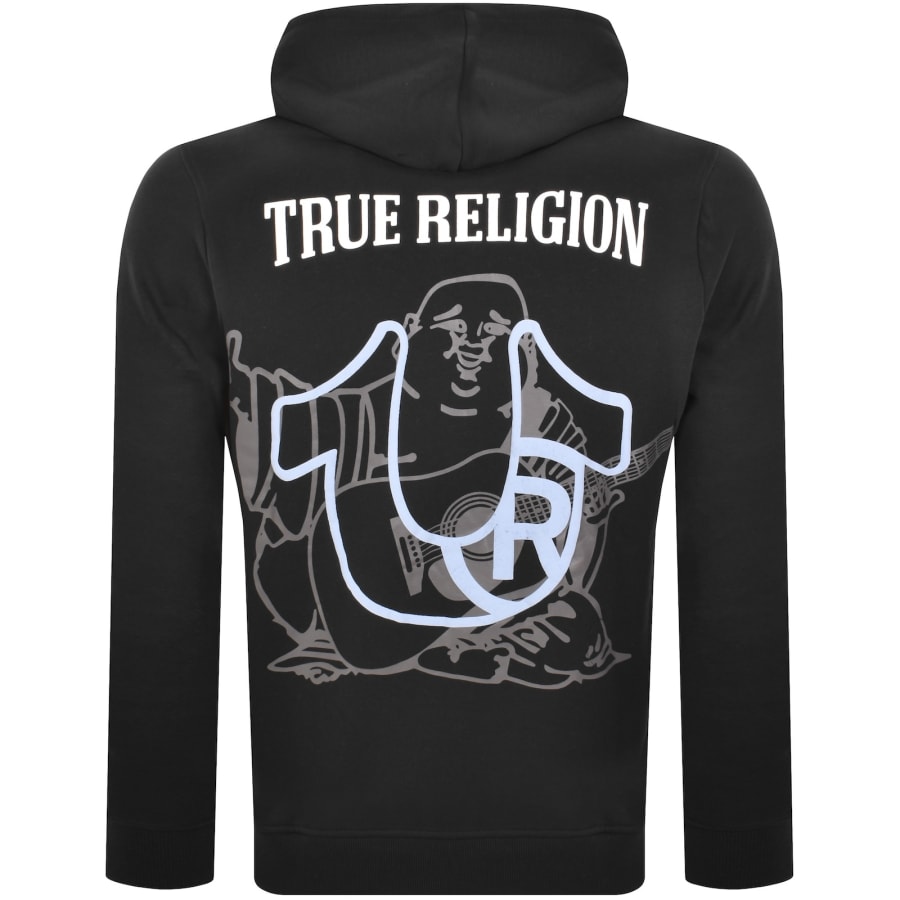 Image number 5 for True Religion Buddha Full Zip Hoodie Black