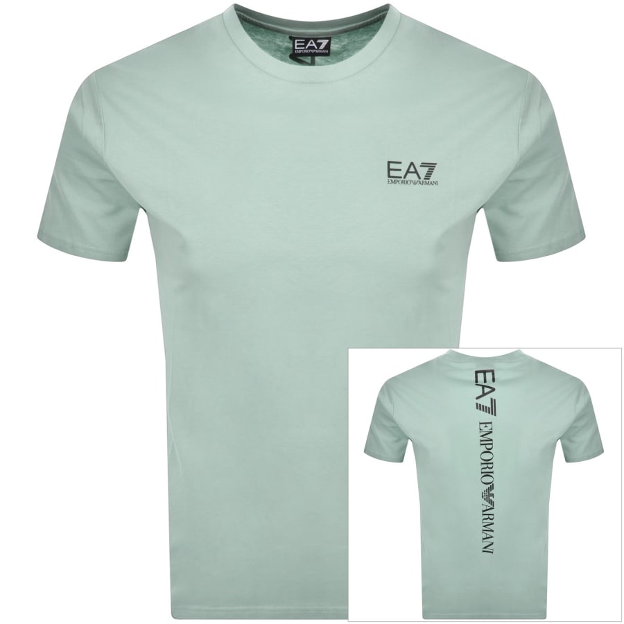 Image number 1 for EA7 Emporio Armani Training T Shirt Blue Surf