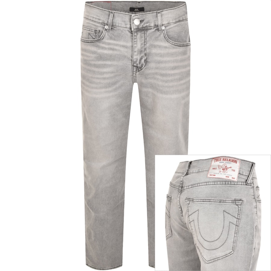 Image number 1 for True Religion Geno SN Slim Jeans Grey