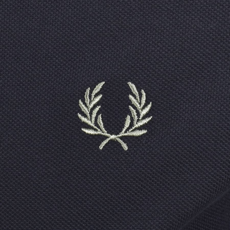 Image number 3 for Fred Perry Twin Tipped Polo T Shirt Navy