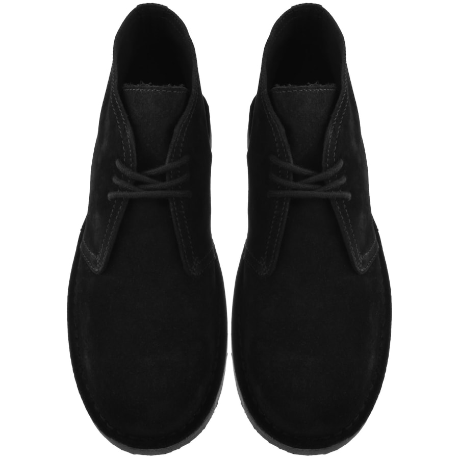 Image number 3 for Fred Perry Hawley Suede Shoes Black
