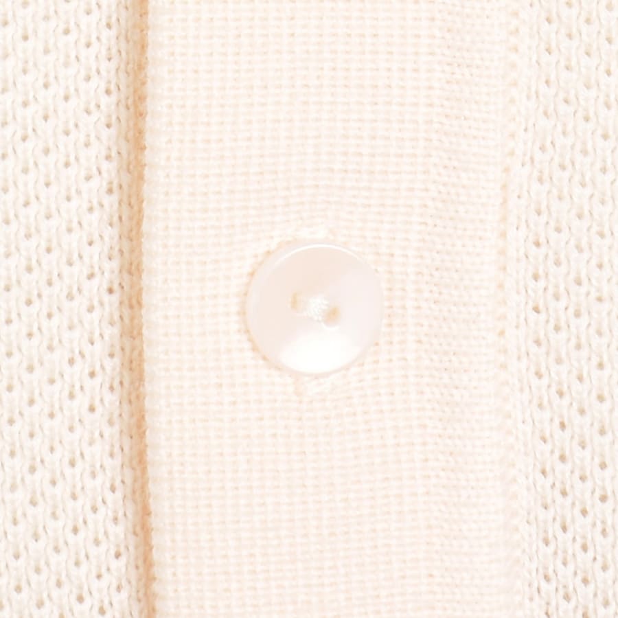Image number 4 for Fred Perry Knit Polo T Shirt Silky Peach Cream