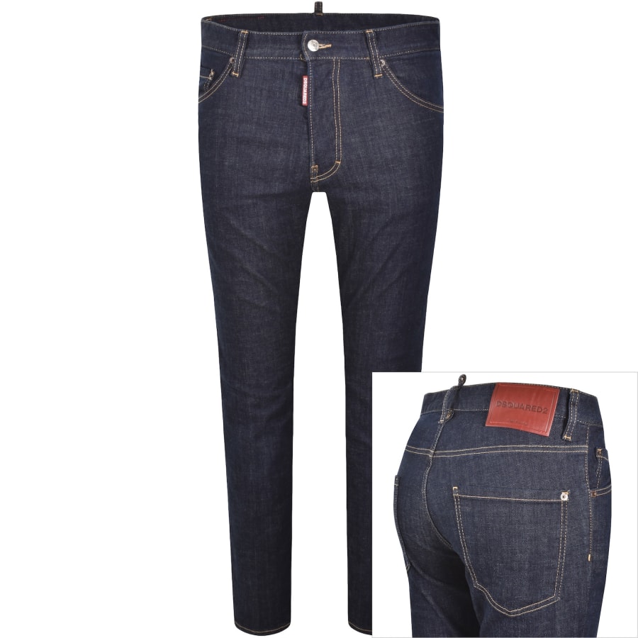 Image number 1 for DSQUARED2 Cool Guy Slim Fit Jeans Navy