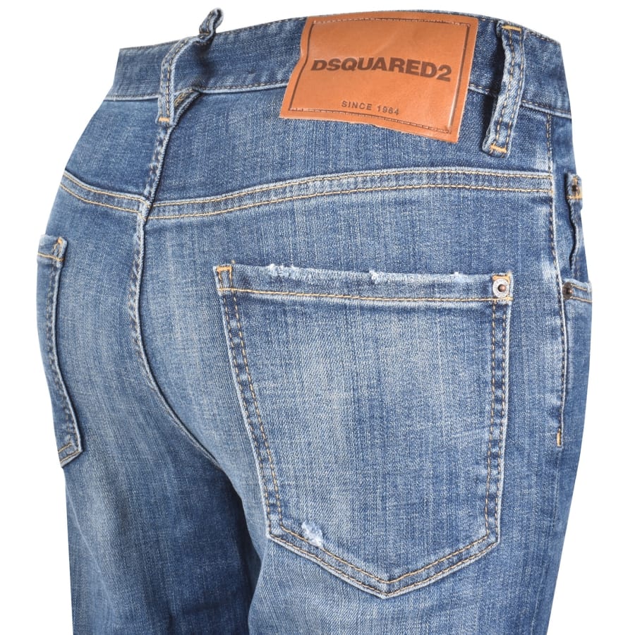 Image number 4 for DSQUARED2 642 Jeans Mid Wash Blue