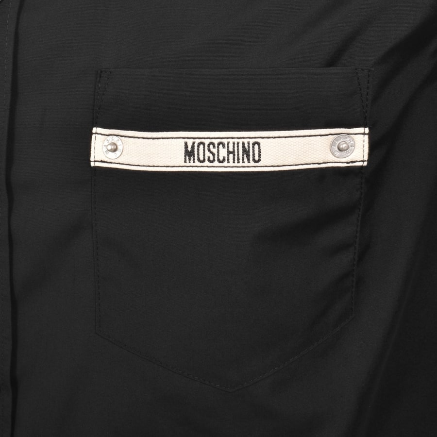 Image number 3 for Moschino Long Sleeve Shirt Black