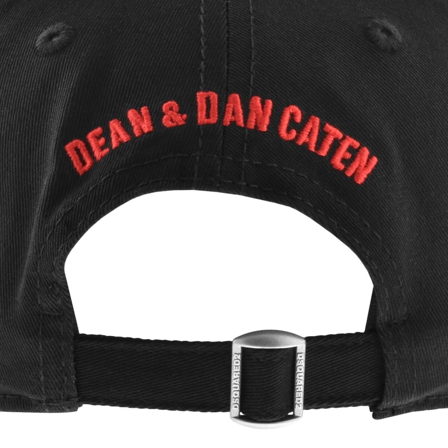 Image number 3 for DSQUARED2 Patch Baseball Cap Black