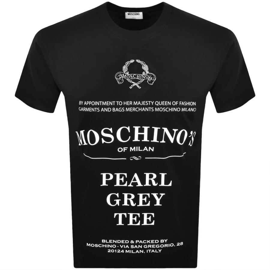 Image number 2 for Moschino Logo T Shirt Black
