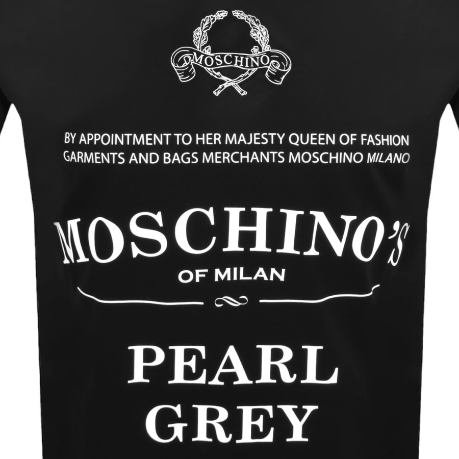 Image number 3 for Moschino Logo T Shirt Black