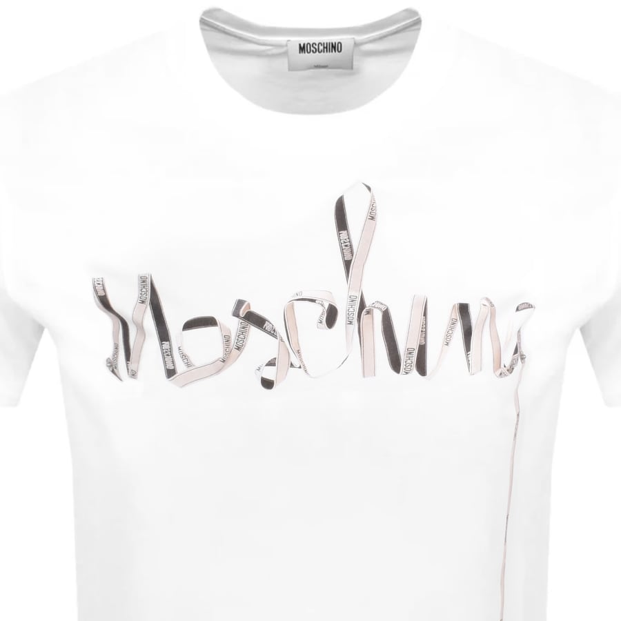 Image number 2 for Moschino Logo T Shirt White