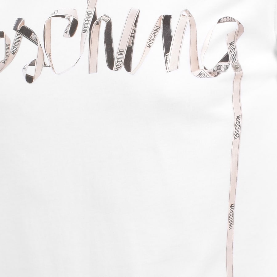 Image number 3 for Moschino Logo T Shirt White