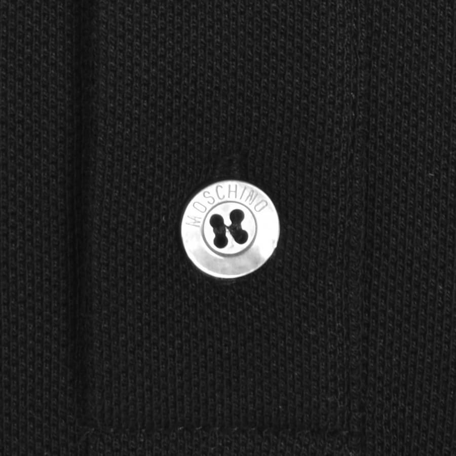 Image number 4 for Moschino Short Sleeved Polo T Shirt Black