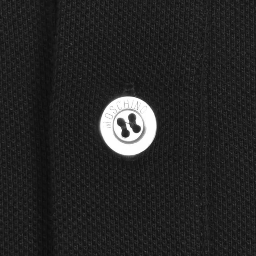 Image number 4 for Moschino Short Sleeved Polo T Shirt Black