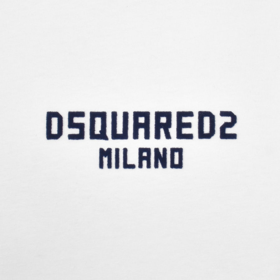 Image number 3 for DSQUARED2 Loose Fit T Shirt White
