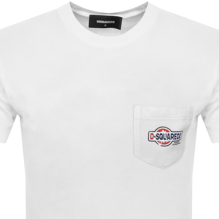 Image number 2 for DSQUARED2 Pocket T Shirt White