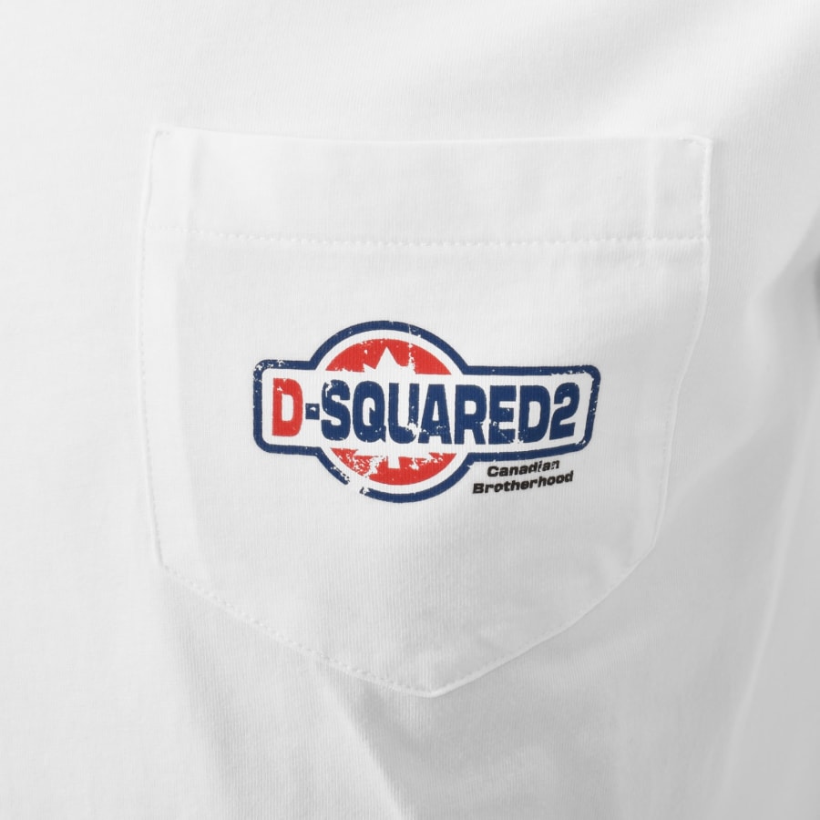 Image number 3 for DSQUARED2 Pocket T Shirt White