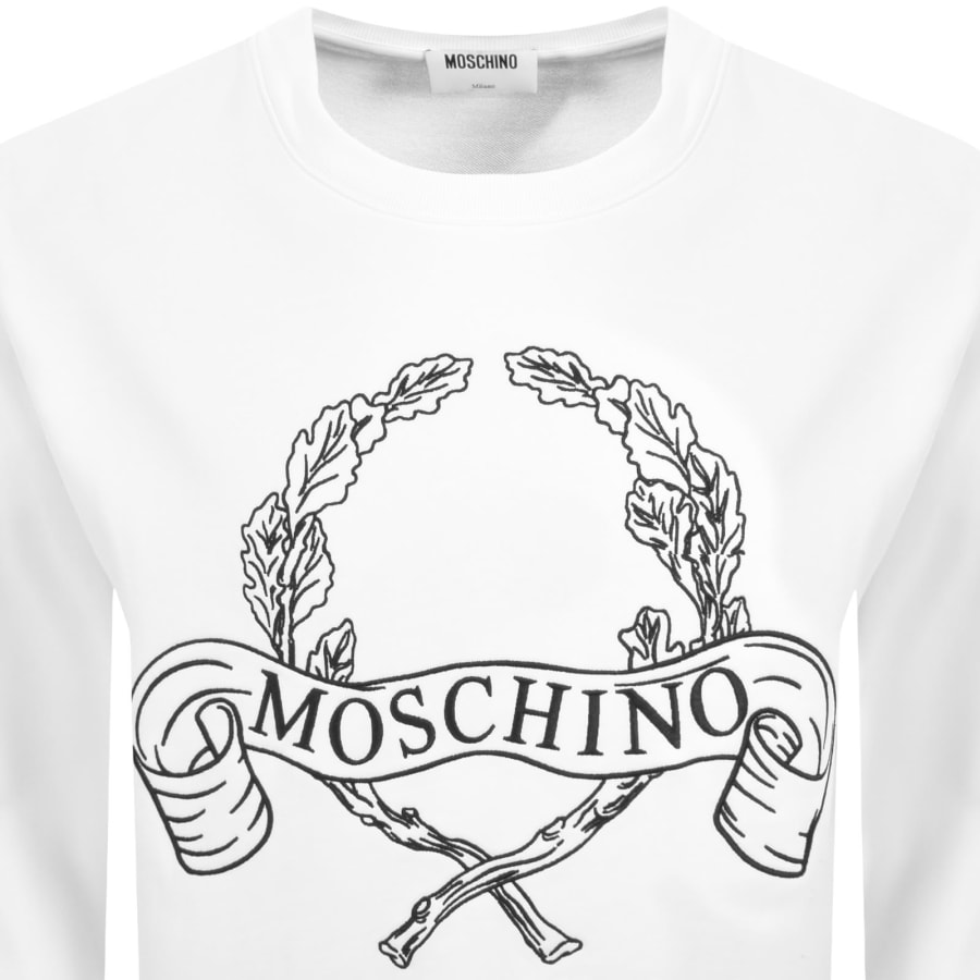 Image number 2 for Moschino Logo Sweatshirt White
