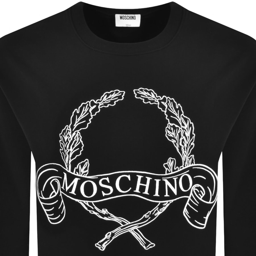 Image number 2 for Moschino Logo Sweatshirt Black