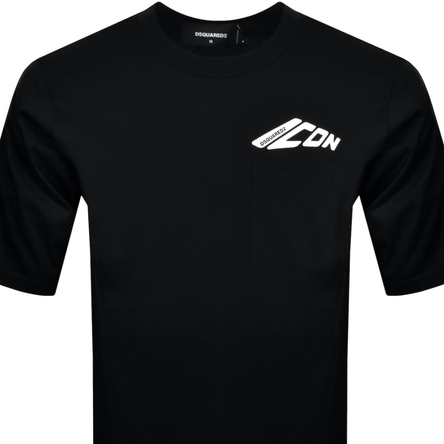 Image number 2 for DSQUARED2 Pocket T Shirt Black