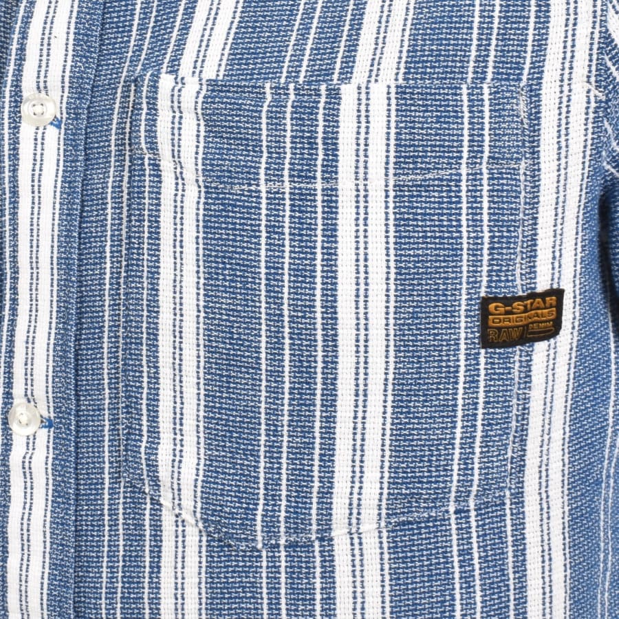 Image number 2 for G-Star Regular Short Sleeved Shirt Blue