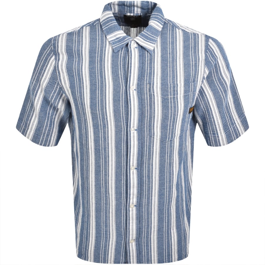 Image number 1 for G-Star Regular Short Sleeved Shirt Blue
