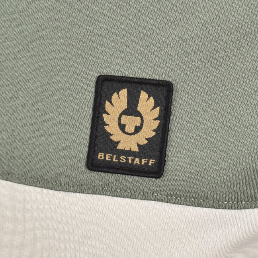 Image number 3 for Belstaff Colour Block T Shirt Green