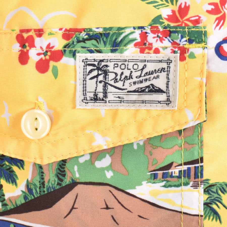 Image number 3 for Ralph Lauren Traveller Swim Shorts Yellow