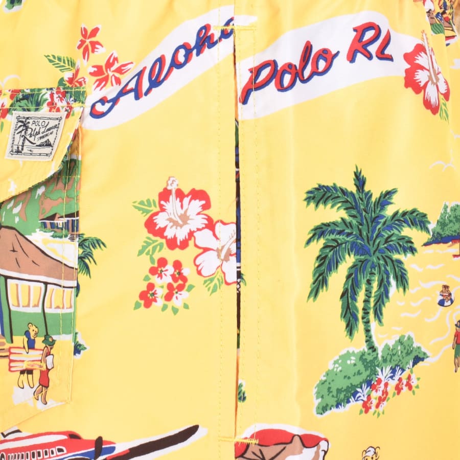Image number 4 for Ralph Lauren Traveller Swim Shorts Yellow