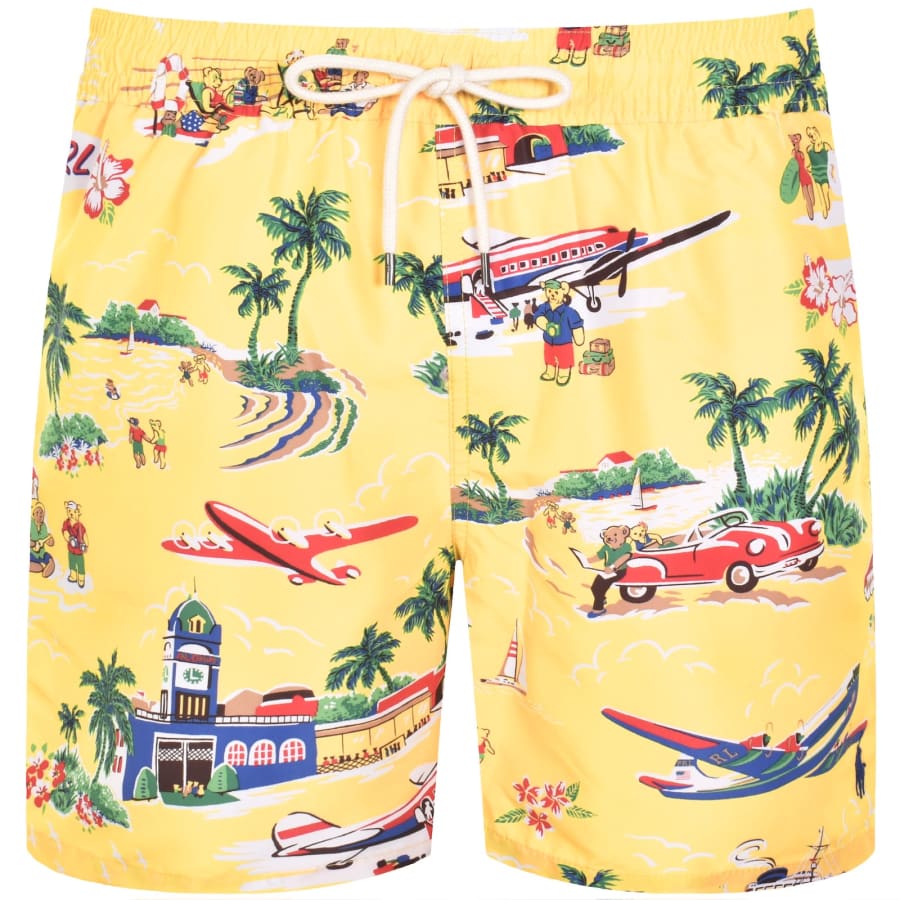 Image number 1 for Ralph Lauren Traveller Swim Shorts Yellow