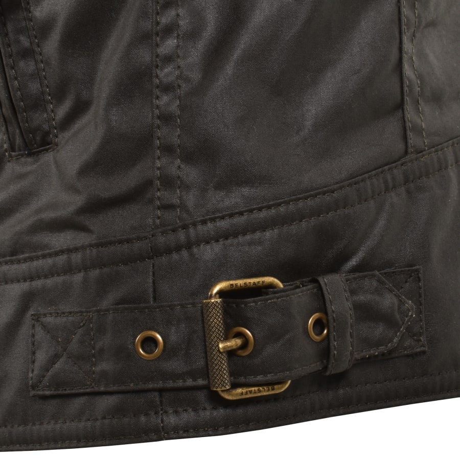 Image number 4 for Belstaff Racemaster Waxed Jacket Green