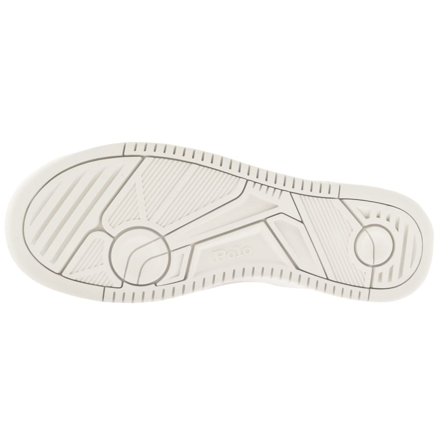 Image number 5 for Ralph Lauren Masters Court Trainers Earth Grey