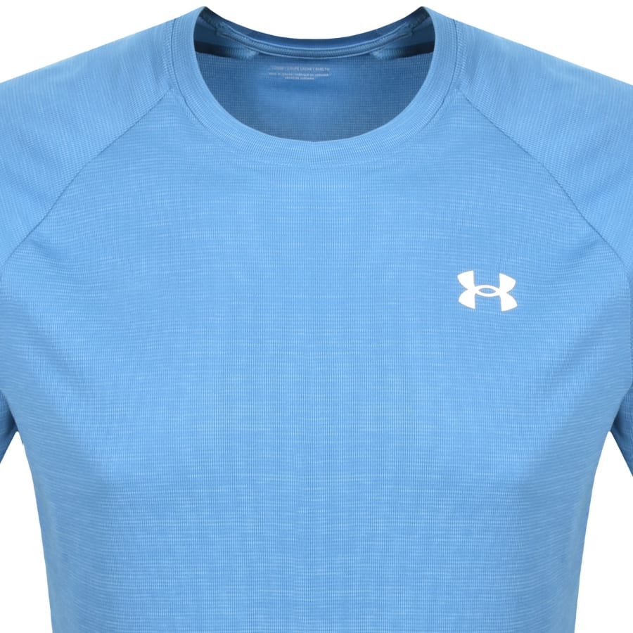 Image number 2 for Under Armour Tech Textured T Shirt Blue