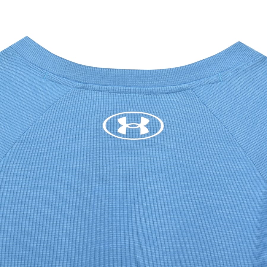 Image number 4 for Under Armour Tech Textured T Shirt Blue
