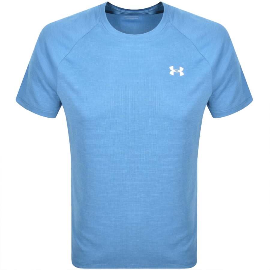 Image number 1 for Under Armour Tech Textured T Shirt Blue
