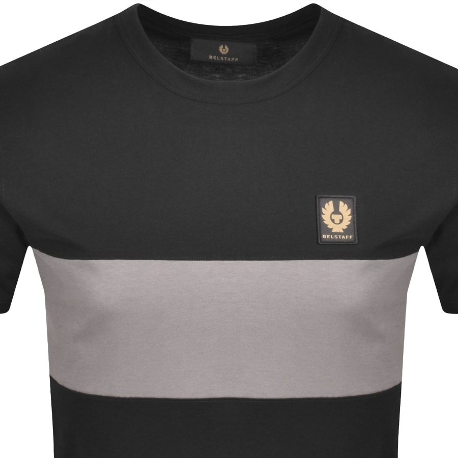Image number 2 for Belstaff Colour Block T Shirt Black
