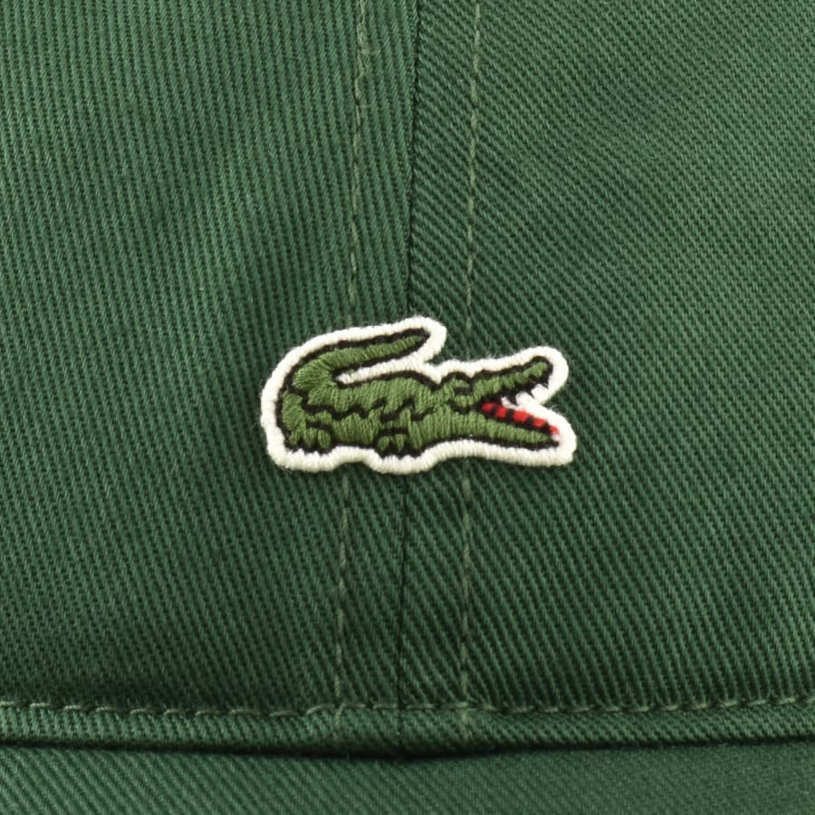 Image number 5 for Lacoste Baseball Cap Green