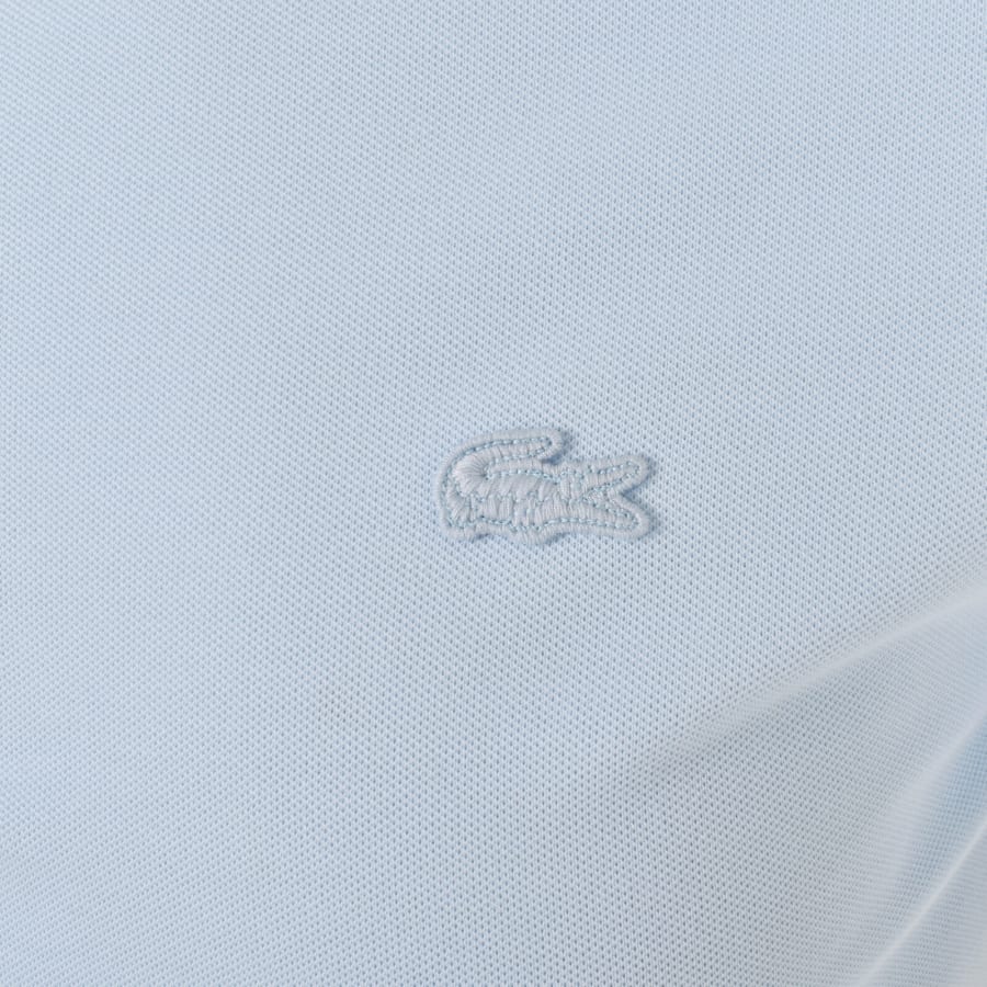 Image number 3 for Lacoste Short Sleeved Polo T Shirt Sky Blue