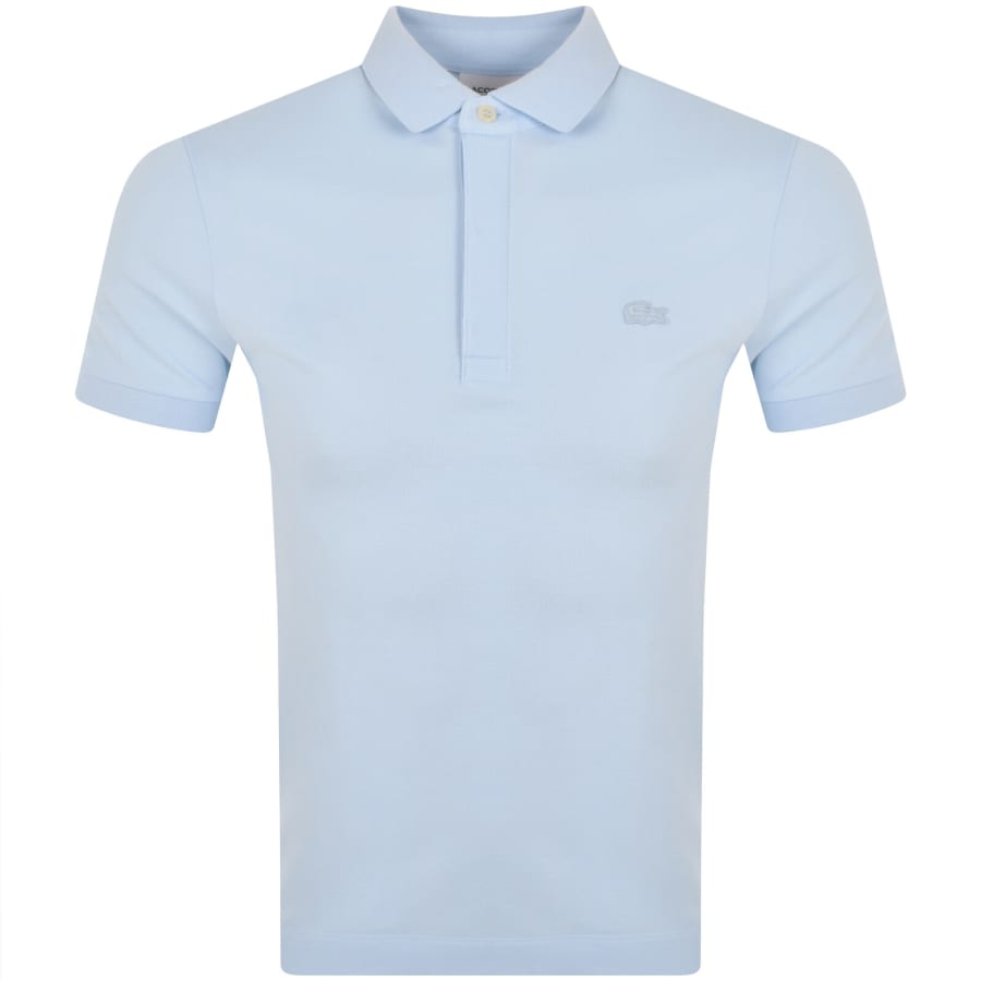 Image number 1 for Lacoste Short Sleeved Polo T Shirt Sky Blue