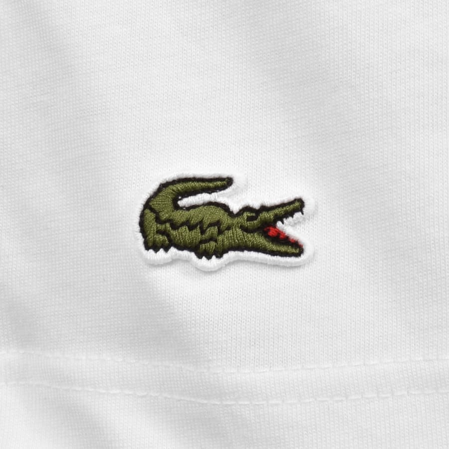Image number 4 for Lacoste Paris Back Print T Shirt White