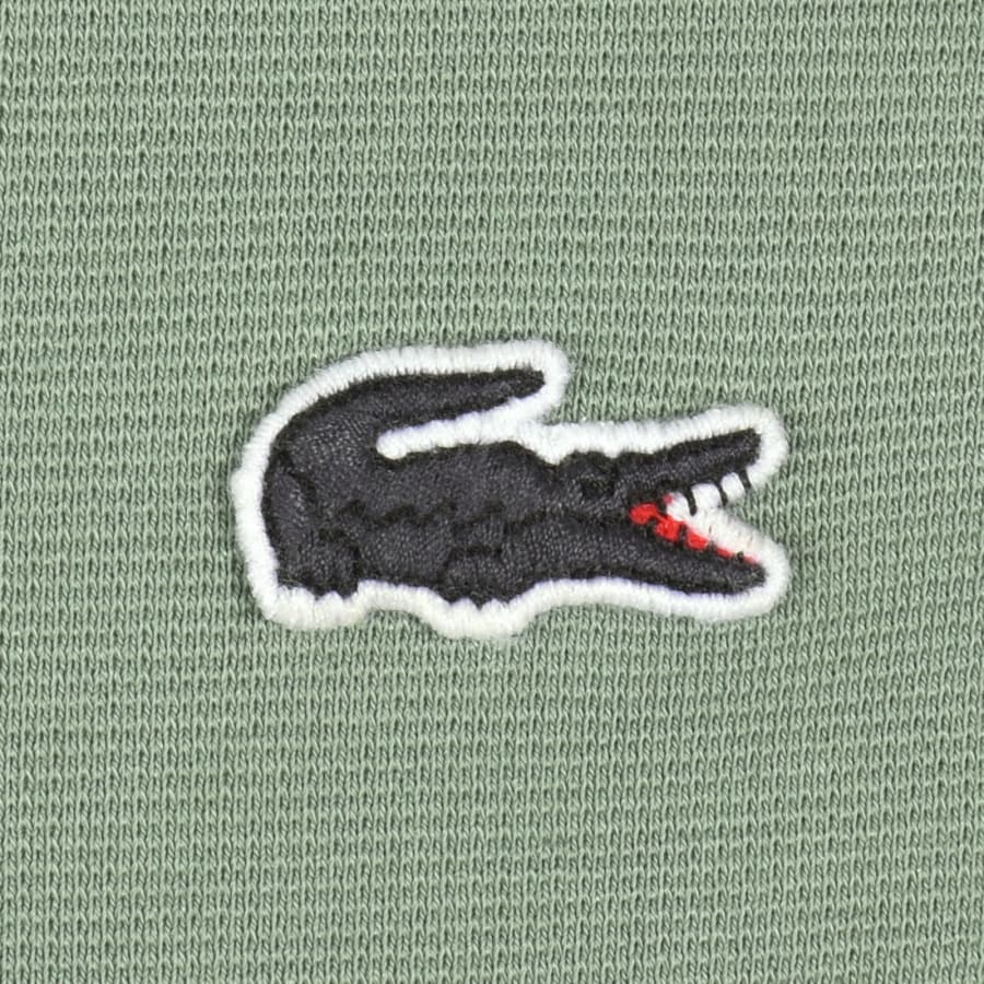 Image number 3 for Lacoste Grey Croc Polo T Shirt Thyme Green